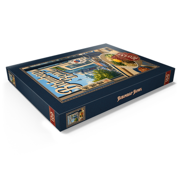 Darstellung des Puzzle Motivs N Seoul Tower Korean Bibimbap Bowl 100 Puzzle Schachtel Ansicht1