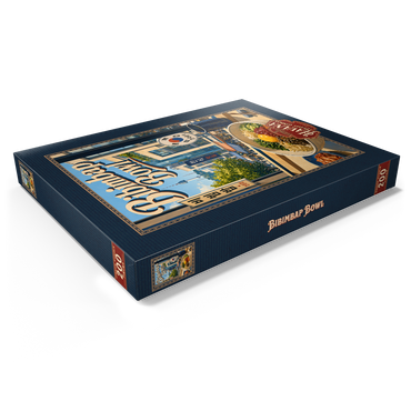 Darstellung des Puzzle Motivs N Seoul Tower Korean Bibimbap Bowl 200 Puzzle Schachtel Ansicht1