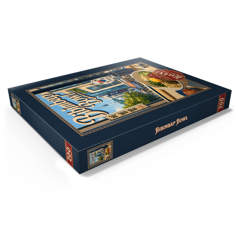 Darstellung des Puzzle Motivs N Seoul Tower – Koreanische Bibimbap-Schüssel N Seoul Tower Korean Bibimbap Bowl 200 Puzzle Schachtel Ansicht1