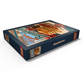 Darstellung des Puzzle Motivs Klassische amerikanische Diner-Frühstückspfannkuchen - Puzzleteile: 1000