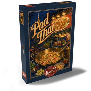 Darstellung des Puzzle Motivs Pad Thai Street Food Night Market 500 Puzzle Schachtel Ansicht2