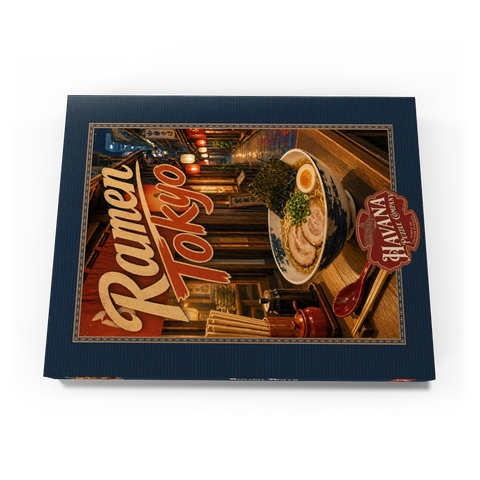 Darstellung des Puzzle Motivs Die Nachtgastronomie in der Tokyo Ramen Street Tokyo Ramen Street Night Food Scene 100 Puzzle Schachtel Ansicht3