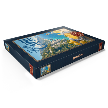Darstellung des Puzzle Motivs Capri Italy Coastal Lemon Dessert 100 Puzzle Schachtel Ansicht1