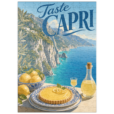 Darstellung des Puzzle Motivs puzzleplate Capri Italy Coastal Lemon Dessert 200 Puzzle