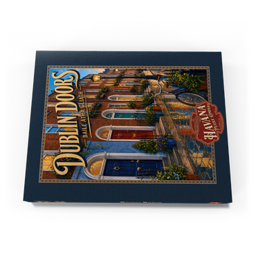 Darstellung des Puzzle Motivs Dublin Doors Colorful Street Charm 100 Puzzle Schachtel Ansicht3