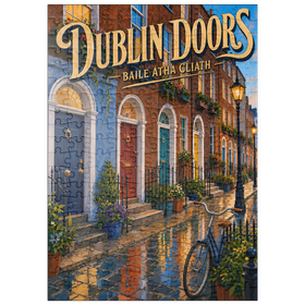 Darstellung des Puzzle Motivs Dublin: Der Charme der bunten Straßen - Puzzleteile: 200