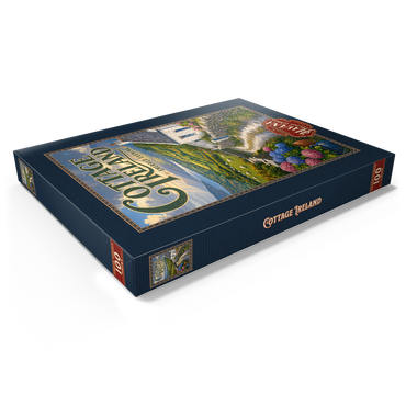 Darstellung des Puzzle Motivs Ireland Cottage Emerald Evening 100 Puzzle Schachtel Ansicht1
