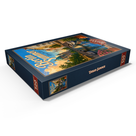 Alternative Darstellung des Puzzle-Motivs Der Charme der Berliner Sommerkanäle – Puzzleteile: 500