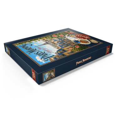 Darstellung des Puzzle Motivs Eiffel Tower Morning Romance 100 Puzzle Schachtel Ansicht1