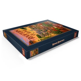 Alternative Darstellung des Puzzle-Motivs Romantischer Sonnenuntergang auf den Dächern Roms – Puzzleteile: 200