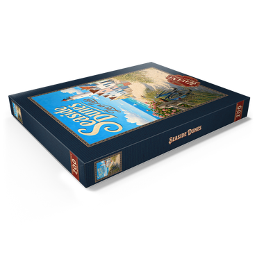 Darstellung des Puzzle Motivs Seaside Dunes Lighthouse Coastal Charm 200 Puzzle Schachtel Ansicht1