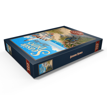 Darstellung des Puzzle Motivs Seaside Dunes Lighthouse Coastal Charm 500 Puzzle Schachtel Ansicht1