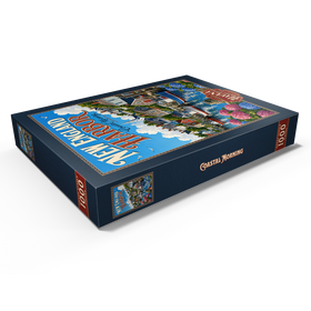 Darstellung des Puzzle Motivs Ein Morgen an der Küste von New England - Puzzleteile: 1000