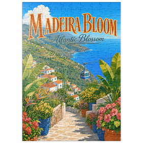 Darstellung des Puzzle Motivs Madeira – ein Paradies voller Küstenblüten - Puzzleteile: 200