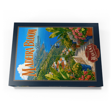 Darstellung des Puzzle Motivs Madeira Coastal Bloom Paradise 500 Puzzle Schachtel Ansicht3