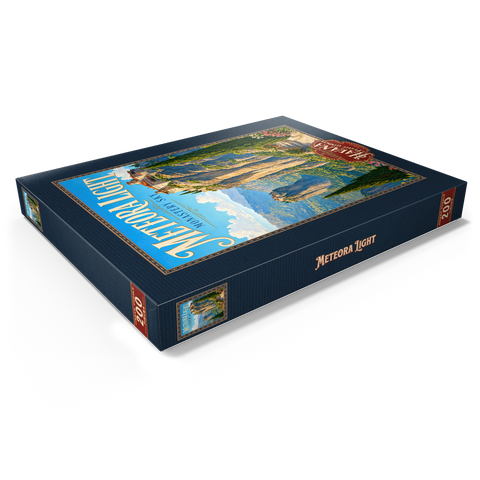 Darstellung des Puzzle Motivs Das Kloster Meteora – Majestät am Himmel Meteora Monastery Sky Majesty 200 Puzzle Schachtel Ansicht1