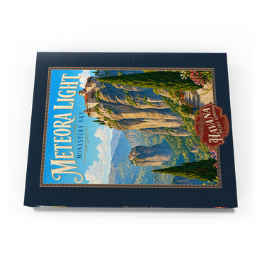 Darstellung des Puzzle Motivs Meteora Monastery Sky Majesty 200 Puzzle Schachtel Ansicht3