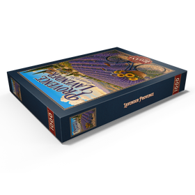 Darstellung des Puzzle Motivs Charm „Lavendel bei Sonnenuntergang in der Provence“ - Puzzleteile: 1000