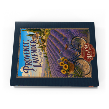 Darstellung des Puzzle Motivs Provence Lavender Sunset Charm 100 Puzzle Schachtel Ansicht3