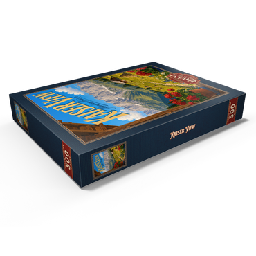 Darstellung des Puzzle Motivs Kaiser Mountains Alpine Meadow Serenity 500 Puzzle Schachtel Ansicht1