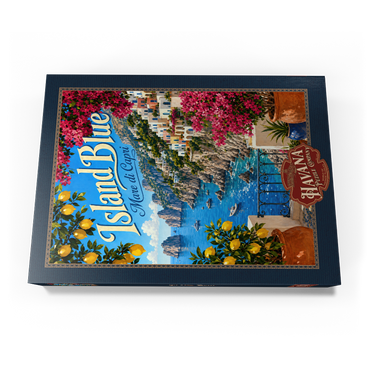 Darstellung des Puzzle Motivs Capri Coastal Mediterranean Bliss 1000 Puzzle Schachtel Ansicht3