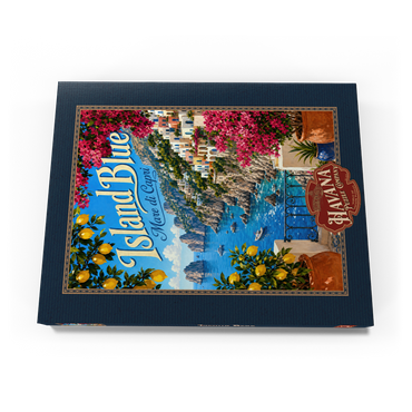 Darstellung des Puzzle Motivs Capri Coastal Mediterranean Bliss 100 Puzzle Schachtel Ansicht3