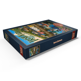 Alternative Darstellung des Puzzle-Motivs Der Charme eines irischen Küstendorfes – Puzzleteile: 500