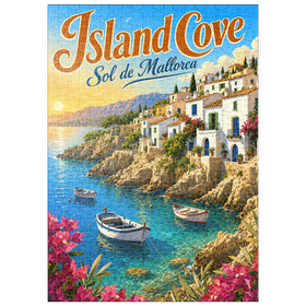 Darstellung des Puzzle Motivs Sol de Mallorca – Charme eines Sonnenuntergangs an der Küste - Puzzleteile: 500