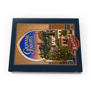 Darstellung des Puzzle Motivs Granada Alhambra Evening Splendor 200 Puzzle Schachtel Ansicht3