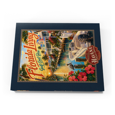 Darstellung des Puzzle Motivs Florida Gulf Coast Sunset Serenity 100 Puzzle Schachtel Ansicht3