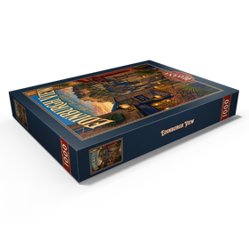 Darstellung des Puzzle Motivs Edinburgh Castle – Lichterglanz in der Altstadt - Puzzleteile: 1000
