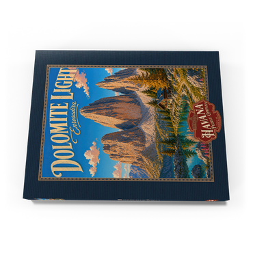 Darstellung des Puzzle Motivs Dolomites Alpine Lake Serenity 200 Puzzle Schachtel Ansicht3