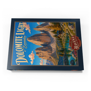 Darstellung des Puzzle Motivs Dolomites Alpine Lake Serenity 500 Puzzle Schachtel Ansicht3