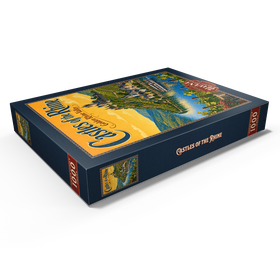 Darstellung des Puzzle Motivs Die Burgen des Rheintals – Goldene Pracht - Puzzleteile: 1000