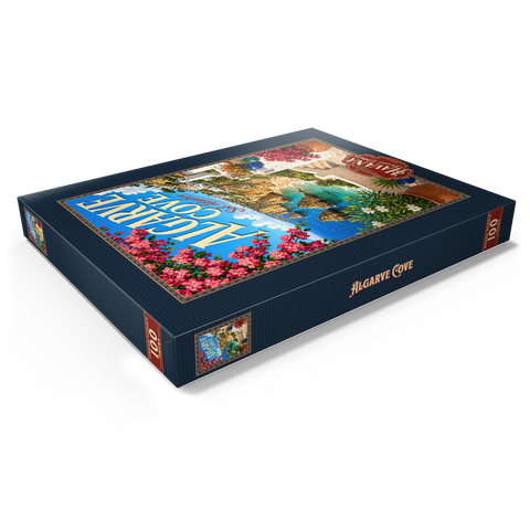 Darstellung des Puzzle Motivs Algarve Cove – Ein Paradies an der Küste Algarve Cove Coastal Paradise 100 Puzzle Schachtel Ansicht1