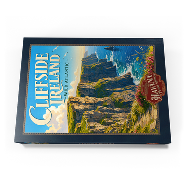 Darstellung des Puzzle Motivs Ireland Cliffside Wild Atlantic Beauty 1000 Puzzle Schachtel Ansicht3