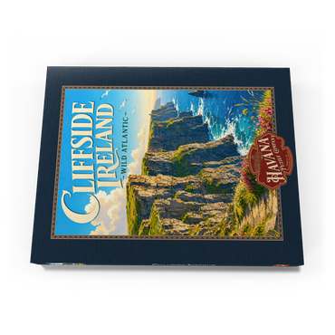 Darstellung des Puzzle Motivs Ireland Cliffside Wild Atlantic Beauty 100 Puzzle Schachtel Ansicht3
