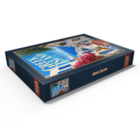 Darstellung des Puzzle Motivs Der Charme der griechischen Inseln an der Ägäisküste - Puzzleteile: 1000