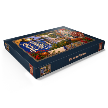 Darstellung des Puzzle Motivs Patios de Cordoba Floral Night Charm 200 Puzzle Schachtel Ansicht1