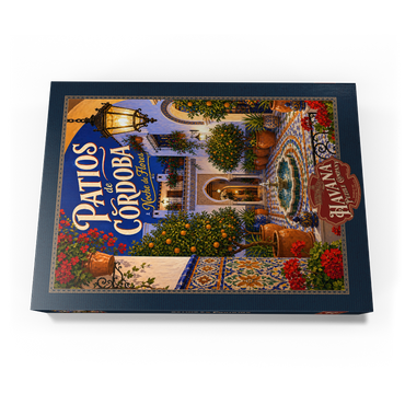 Darstellung des Puzzle Motivs Patios de Cordoba Floral Night Charm 500 Puzzle Schachtel Ansicht3