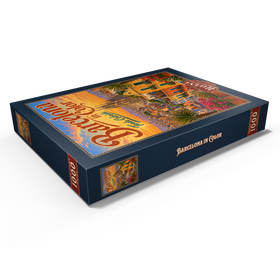 Darstellung des Puzzle Motivs Sagrada Familia – Pracht im Sonnenuntergang - Puzzleteile: 1000