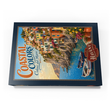 Darstellung des Puzzle Motivs Amalfi Coast Colorful Coastal Charm 1000 Puzzle Schachtel Ansicht3