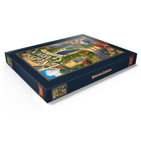 Alternative Darstellung des Puzzle-Motivs Anhänger „Englische Gartenrosen-Tee“ – Puzzleteile: 200