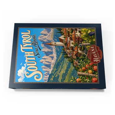 Darstellung des Puzzle Motivs South Tyrol Alpine Village Charm 1000 Puzzle Schachtel Ansicht3