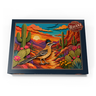 Darstellung des Puzzle Motivs Roadrunner in Cactus Canyon 1000 Puzzle Schachtel Ansicht3