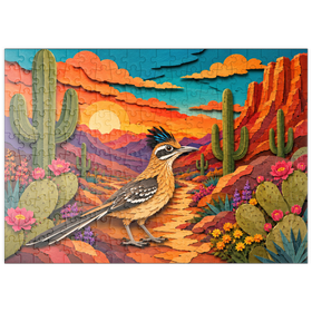 Darstellung des Puzzle Motivs Roadrunner im Cactus Canyon - Puzzleteile: 200