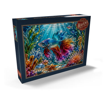 Darstellung des Puzzle Motivs Luminous Glass Ocean Treasures 1000 Puzzle Schachtel Ansicht2