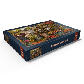 Darstellung des Puzzle Motivs Farm Fresh Donkey Crew - Puzzleteile: 1000