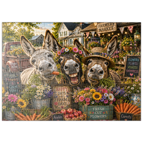 Darstellung des Puzzle Motivs Farm Fresh Donkey Crew - Puzzleteile: 200