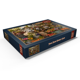 Alternative Darstellung des Puzzle-Motivs Farm Fresh Donkey Crew – Puzzleteile: 500